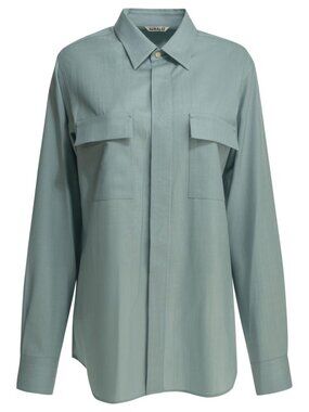 Auralee Wool Overshirt Jacket Tag Size 2 Women